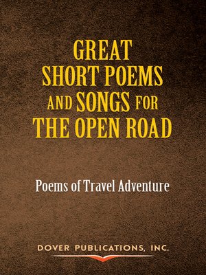 cover image of Great Short Poems and Songs for the Open Road